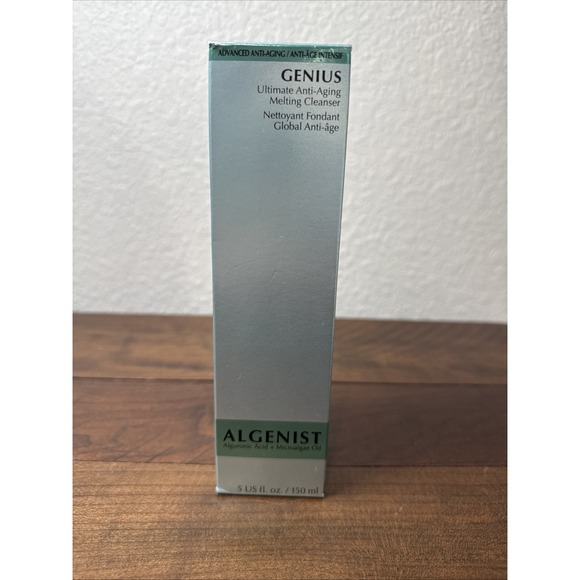 Algenist Genius Ultimate Anti-Aging Melting Cleanser Alguronic Acid® 5oz/150mL - Picture 1 of 7